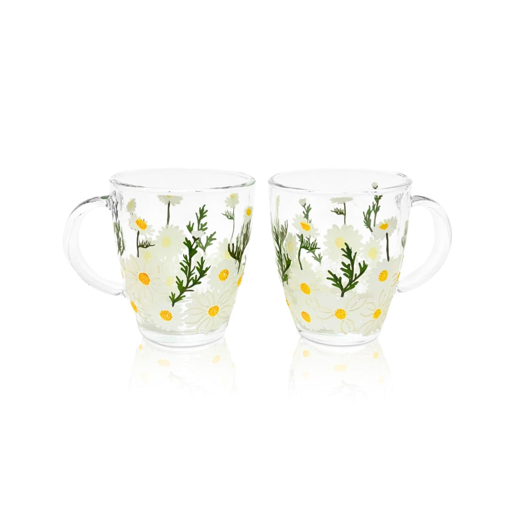 Painted Daisy Mugs - Che Cose Belle