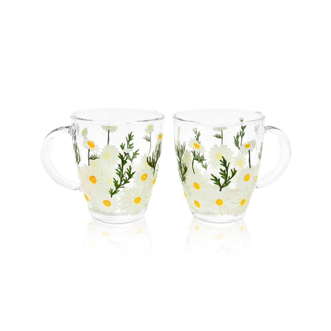 Painted Daisy Mugs - Che Cose Belle