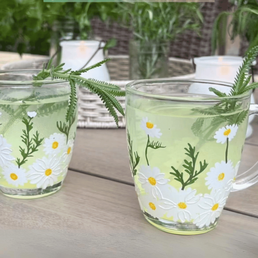 Painted Daisy Mugs - Che Cose Belle