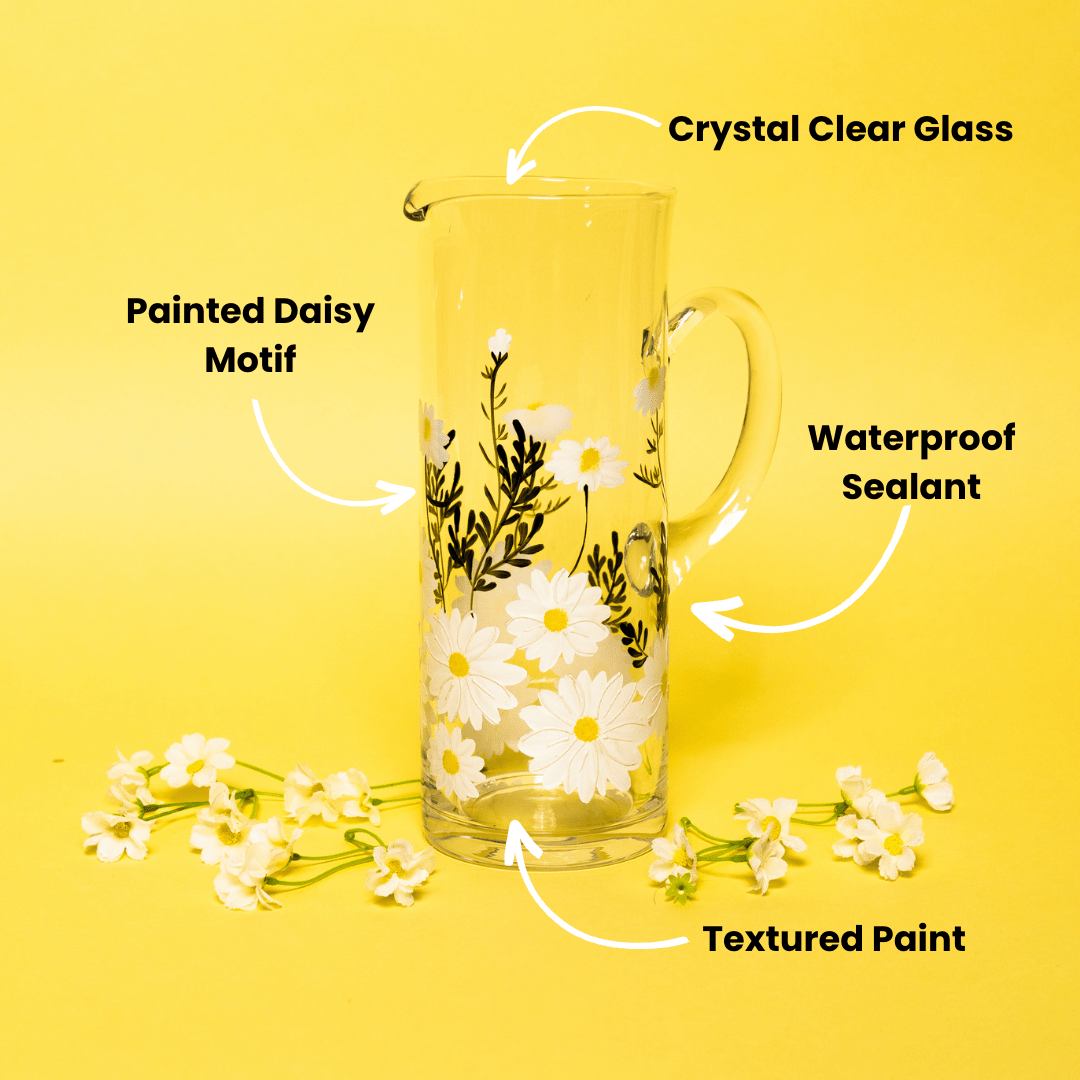 Painted Daisy Pitcher - Che Cose Belle