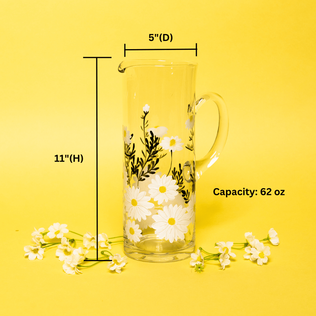 Painted Daisy Pitcher - Che Cose Belle