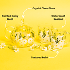 Painted Daisy Tea Pot - Che Cose Belle