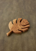 Palm Leaf Natrual London Plane Wood Trivet - Che Cose Belle