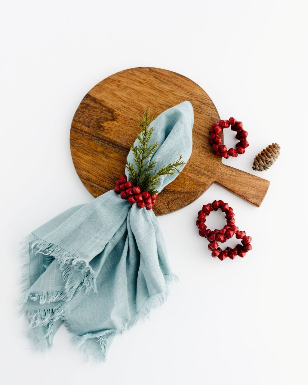 Paper Bead Napkin Ring Set - Che Cose Belle