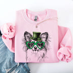 Papillon, Adorable Dog, St Patrick's Day, Lucky, Irish Sweatshirt - Che Cose Belle