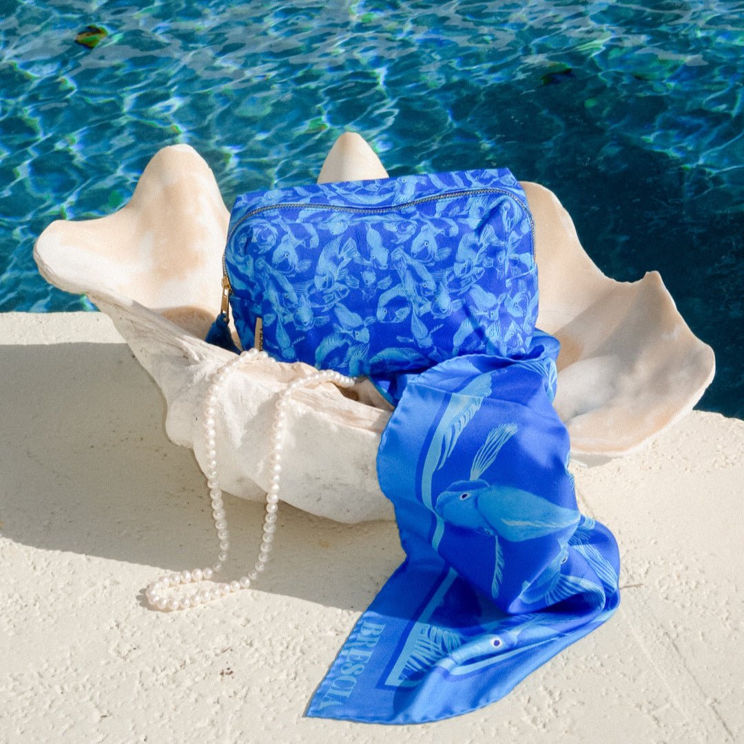 Parrots of Paradise Travel Bag - Blue - Che Cose Belle