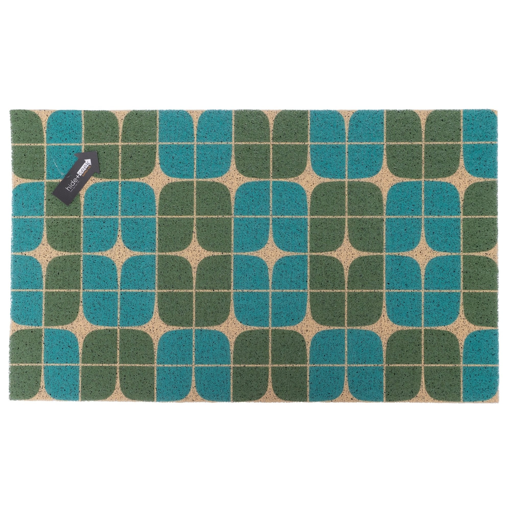 Passage Indoor/Outdoor Doormat - Intersection - 17.7”’ x 29.56” - Che Cose Belle