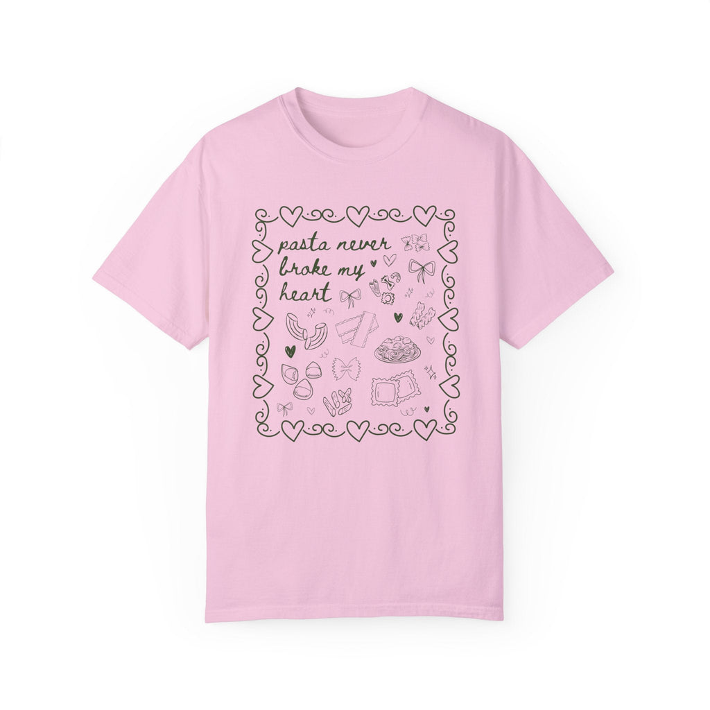 Pasta Never Broke My Heart Italian Food Dinner Club Tee - Che Cose Belle