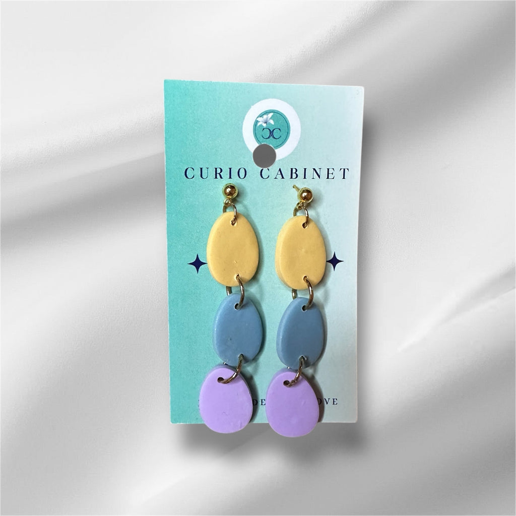 Pastel Eggs - Polymer Clay Earrings - Che Cose Belle