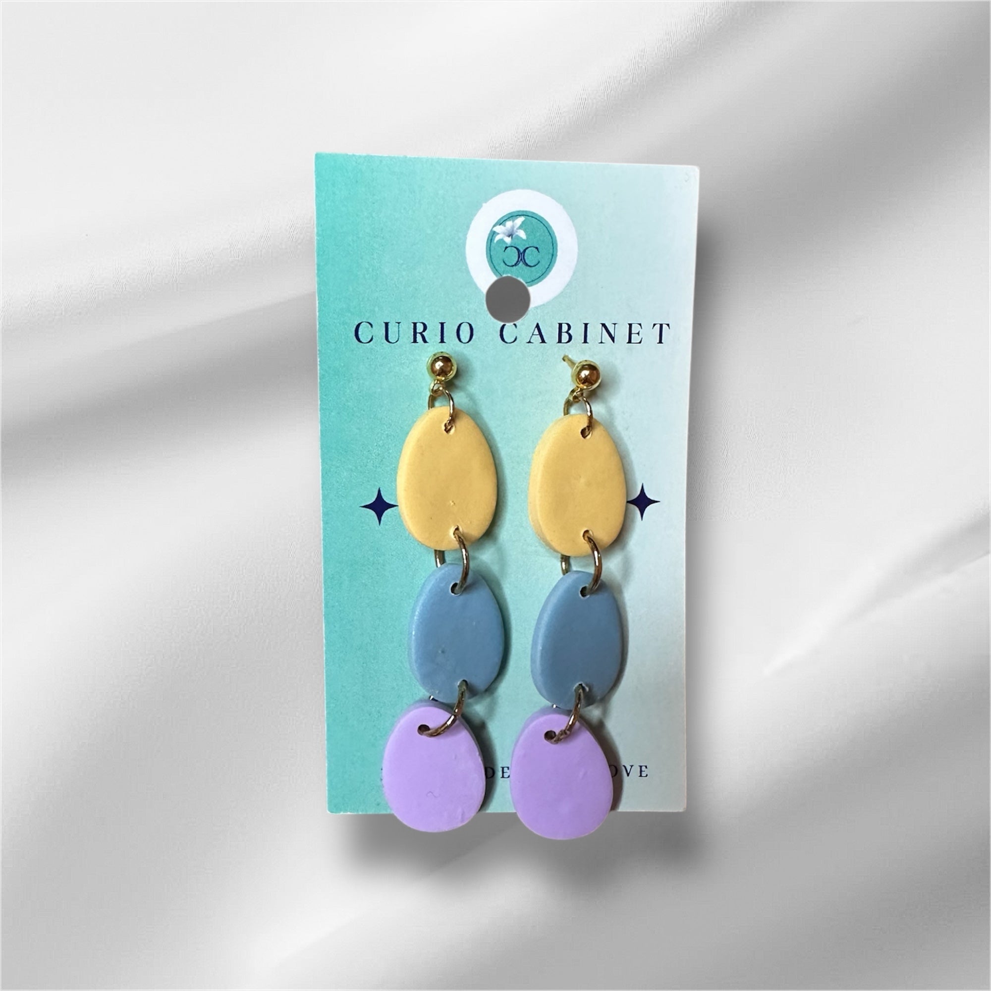 Pastel Eggs - Polymer Clay Earrings - Che Cose Belle