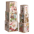 Pastel Retro Blocks by Bethany Lowe Designs - Che Cose Belle