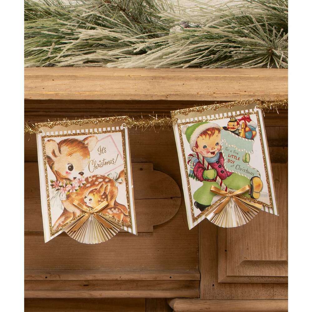 Pastel Retro Garland by Bethany Lowe Designs - Che Cose Belle