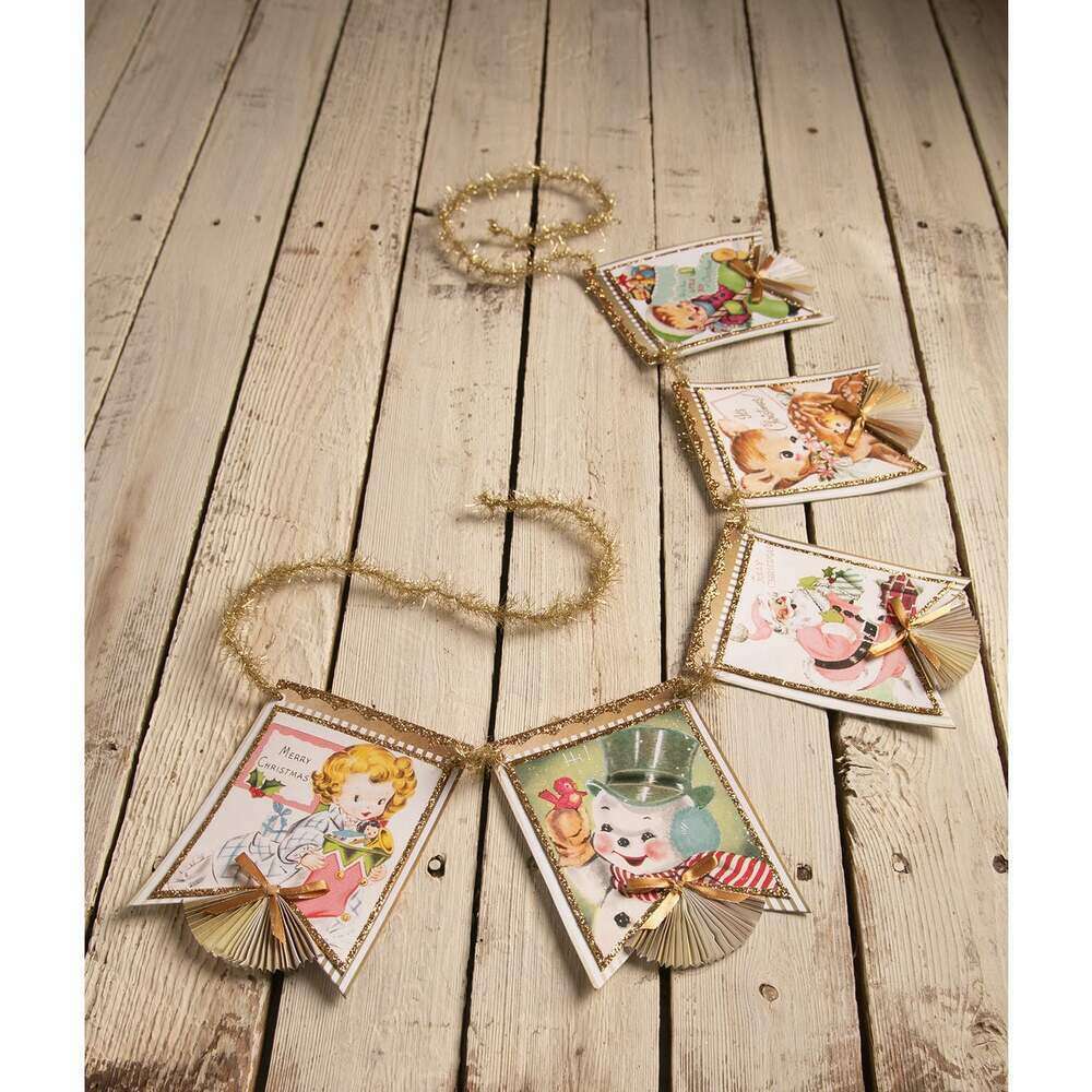 Pastel Retro Garland by Bethany Lowe Designs - Che Cose Belle
