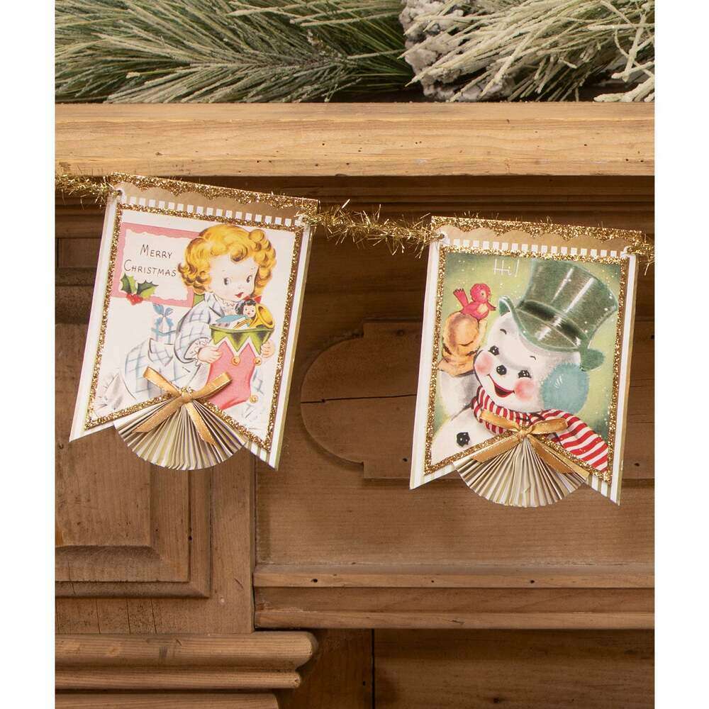 Pastel Retro Garland by Bethany Lowe Designs - Che Cose Belle