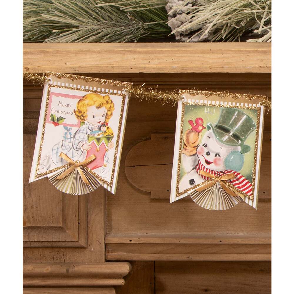 Pastel Retro Garland by Bethany Lowe Designs - Che Cose Belle