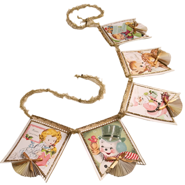 Pastel Retro Garland by Bethany Lowe Designs