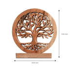 Cloverly Tree of Life Wooden Sculpture – Handmade Decorative Art | Decozen Luxe, Gift for Mom - Che Cose Belle