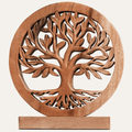 Cloverly Tree of Life Wooden Sculpture – Handmade Decorative Art | Decozen Luxe, Gift for Mom - Che Cose Belle