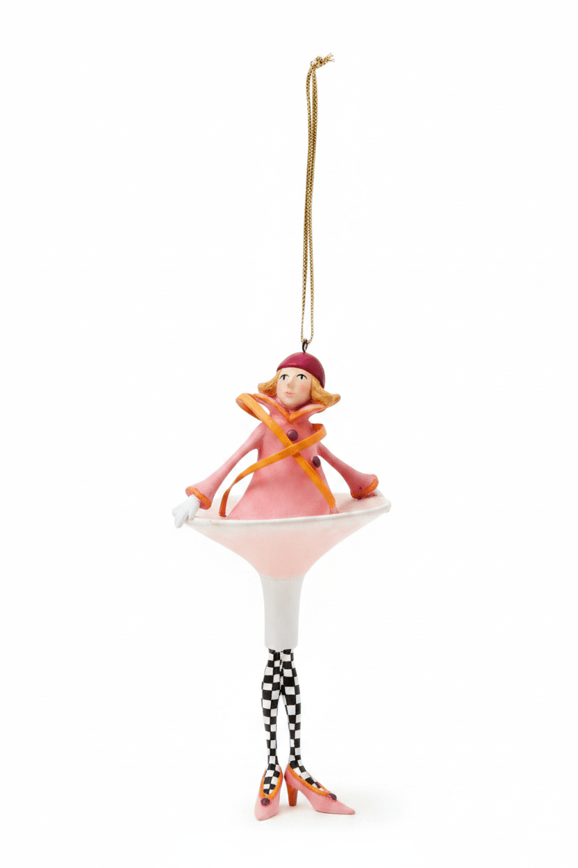 Patience Brewster Mini COSMOPOLITAN Cocktail Ornament - Che Cose Belle