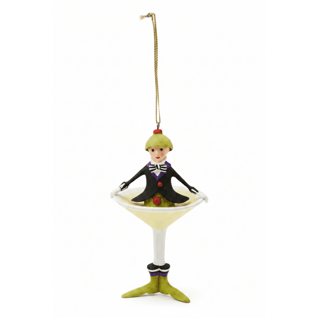 Patience Brewster Mini MARTINI Cocktail Ornament - Che Cose Belle