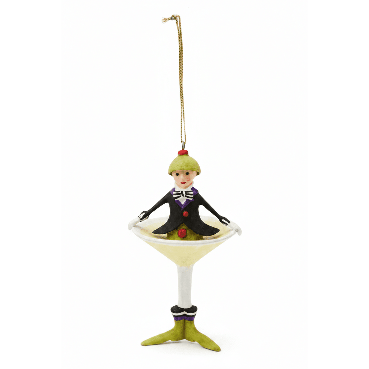 Patience Brewster Mini MARTINI Cocktail Ornament - Che Cose Belle