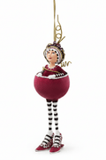 Patience Brewster Mini RED WINE Cocktail Ornament - Che Cose Belle