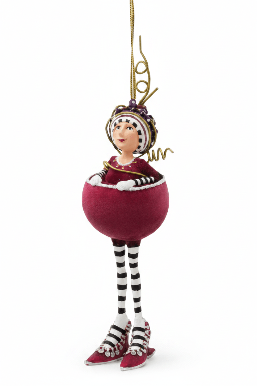 Patience Brewster Mini RED WINE Cocktail Ornament - Che Cose Belle