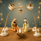 Patience Brewster Nativity Cherub Angels Arch Set, Set of 4 NEW & RETIRED - Che Cose Belle