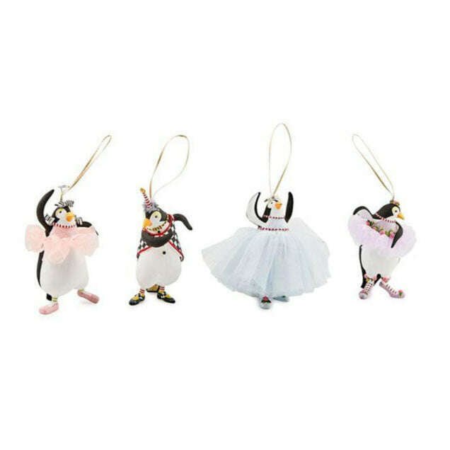 Patience Brewster Penguins En Pointe Ornaments, Set of 4 *NEW & RETIRED!! - Che Cose Belle