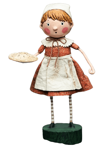 Patience Pilgrim Fall Figurine by Lori Mitchell - Che Cose Belle