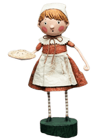 Patience Pilgrim Fall Figurine by Lori Mitchell - Che Cose Belle