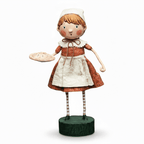 Patience Pilgrim Fall Figurine by Lori Mitchell - Che Cose Belle