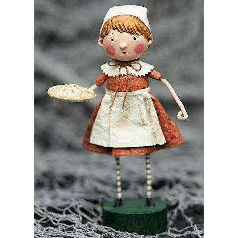 Patience Pilgrim Fall Figurine by Lori Mitchell