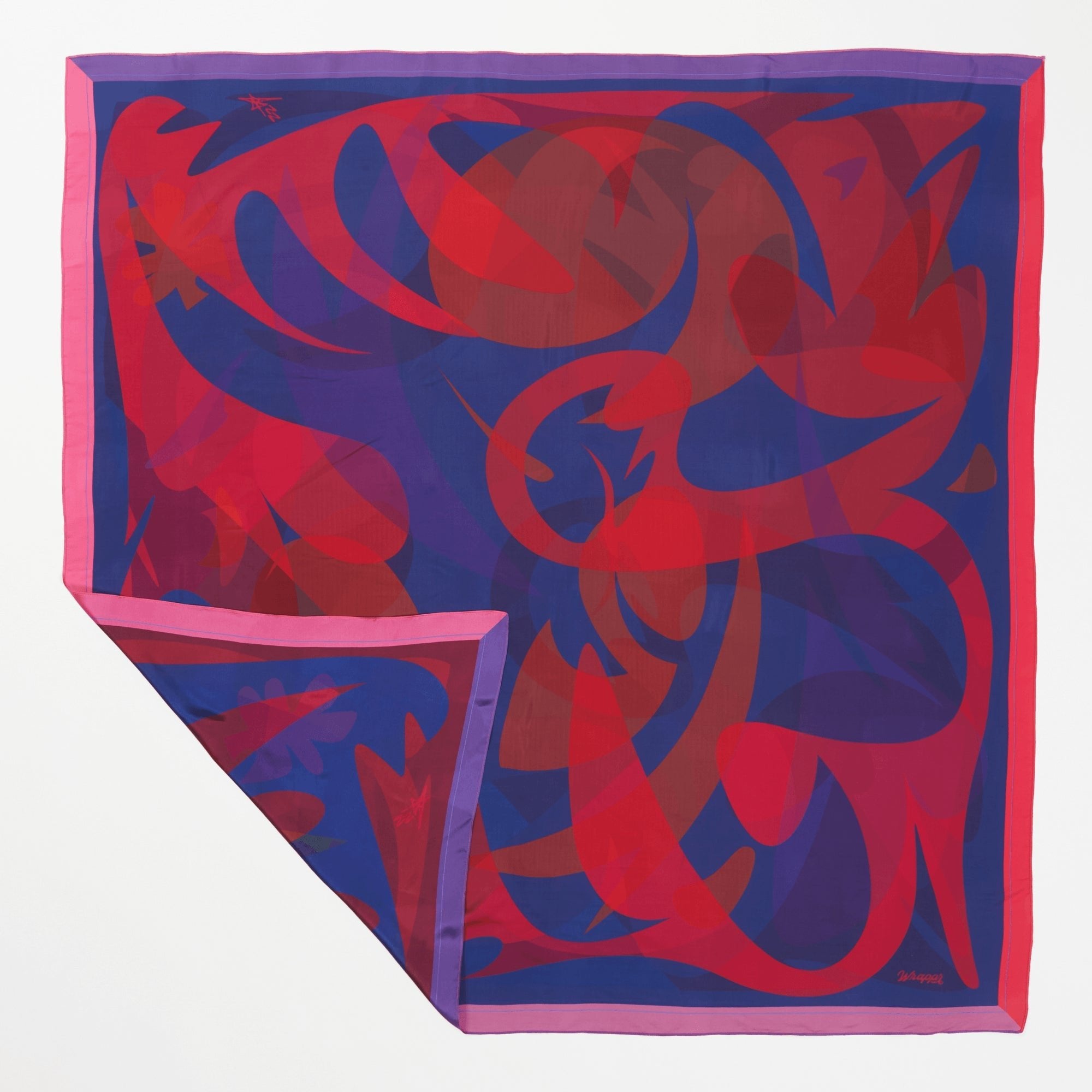 Patient Heart | 50" Mulberry Silk Furoshiki Gift Wrap by Essery Waller - Che Cose Belle