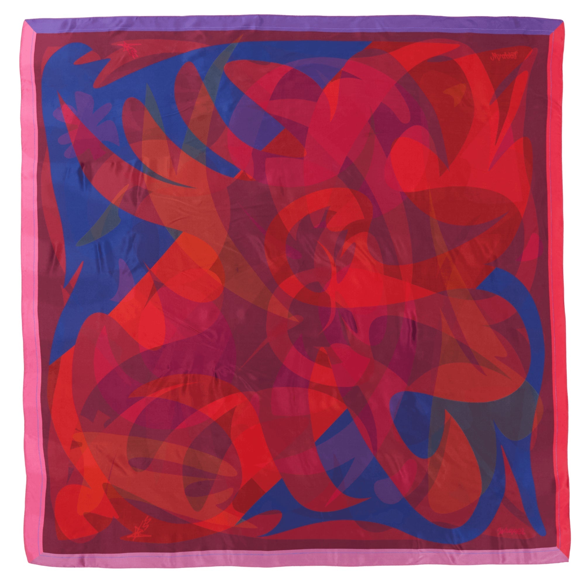 Patient Heart | 50" Mulberry Silk Furoshiki Gift Wrap by Essery Waller - Che Cose Belle