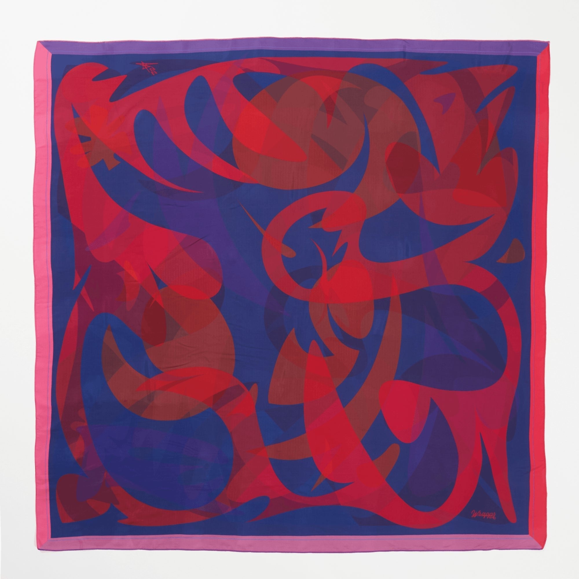 Patient Heart | 50" Mulberry Silk Furoshiki Gift Wrap by Essery Waller - Che Cose Belle