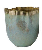 Patina Brass Plant Container, 2 Size Options - Che Cose Belle