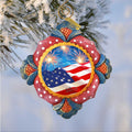 Patriotic Fireworks Sculpted Hand-Painted Christmas Ornament by G. DeBrekht - American Christmas Decor - 6103403 - Che Cose Belle