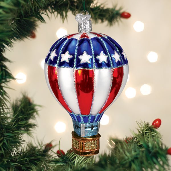 Patriotic Hot Air Balloon Ornament - Che Cose Belle