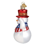 Patriotic Snowman Ornament - Che Cose Belle