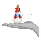 Patriotic Snowman Ornament - Che Cose Belle