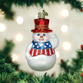 Patriotic Snowman Ornament - Che Cose Belle