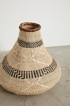 Patterned Binga Nongo Gourd Woven Basket - Che Cose Belle