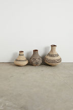 Patterned Binga Nongo Gourd Woven Basket - Che Cose Belle
