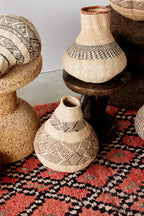 Patterned Binga Nongo Gourd Woven Basket - Che Cose Belle