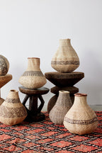 Patterned Binga Nongo Gourd Woven Basket - Che Cose Belle