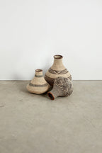 Patterned Binga Nongo Gourd Woven Basket - Che Cose Belle