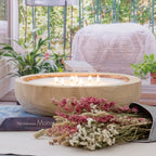 Paulownia Wood Round Candle - Che Cose Belle