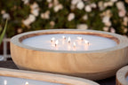 Paulownia Wood Round Candle - Che Cose Belle
