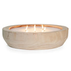 Paulownia Wood Round Candle - Che Cose Belle